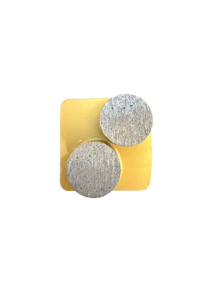 Box of 9 Redi Lock Diamond Grinding Segments Doubles 120 Grit Soft Bond