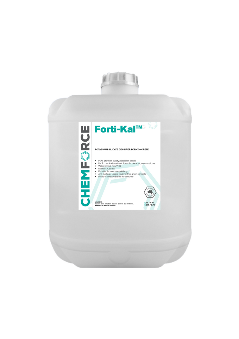 Chemforce Forti-Kal 20L Potassium silicate densifier for concrete