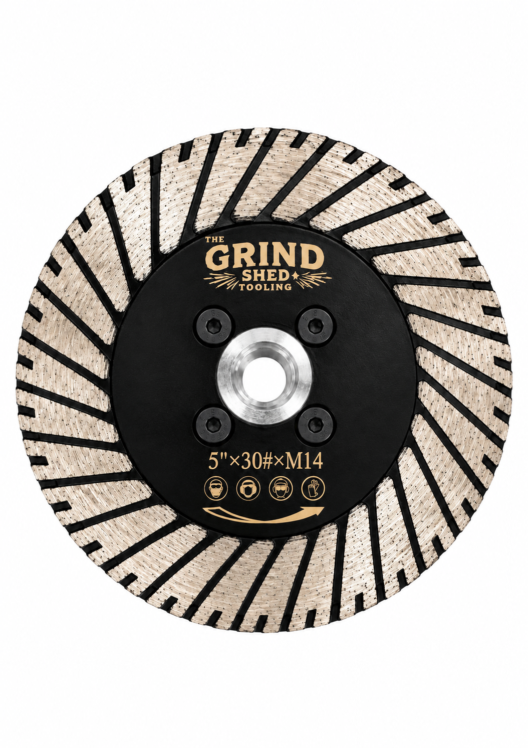 Designed for aggressive edge prep, this 125mm Flush Cut Blade in 30 grit gets the job done fast. With a coarse grit , it rips through coatings and high spots with ease especially in tight access zones.