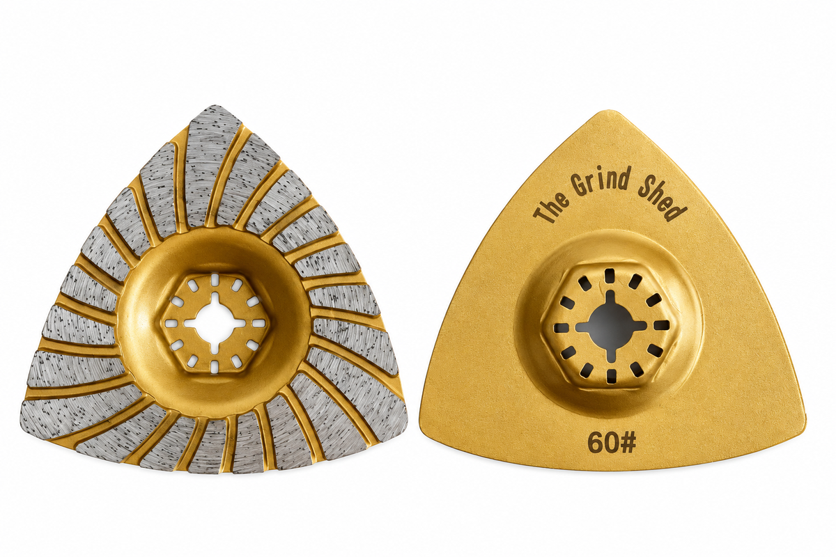 Metal Diamond Concrete Grinding Corner Multi Tool Disc 60 Grit