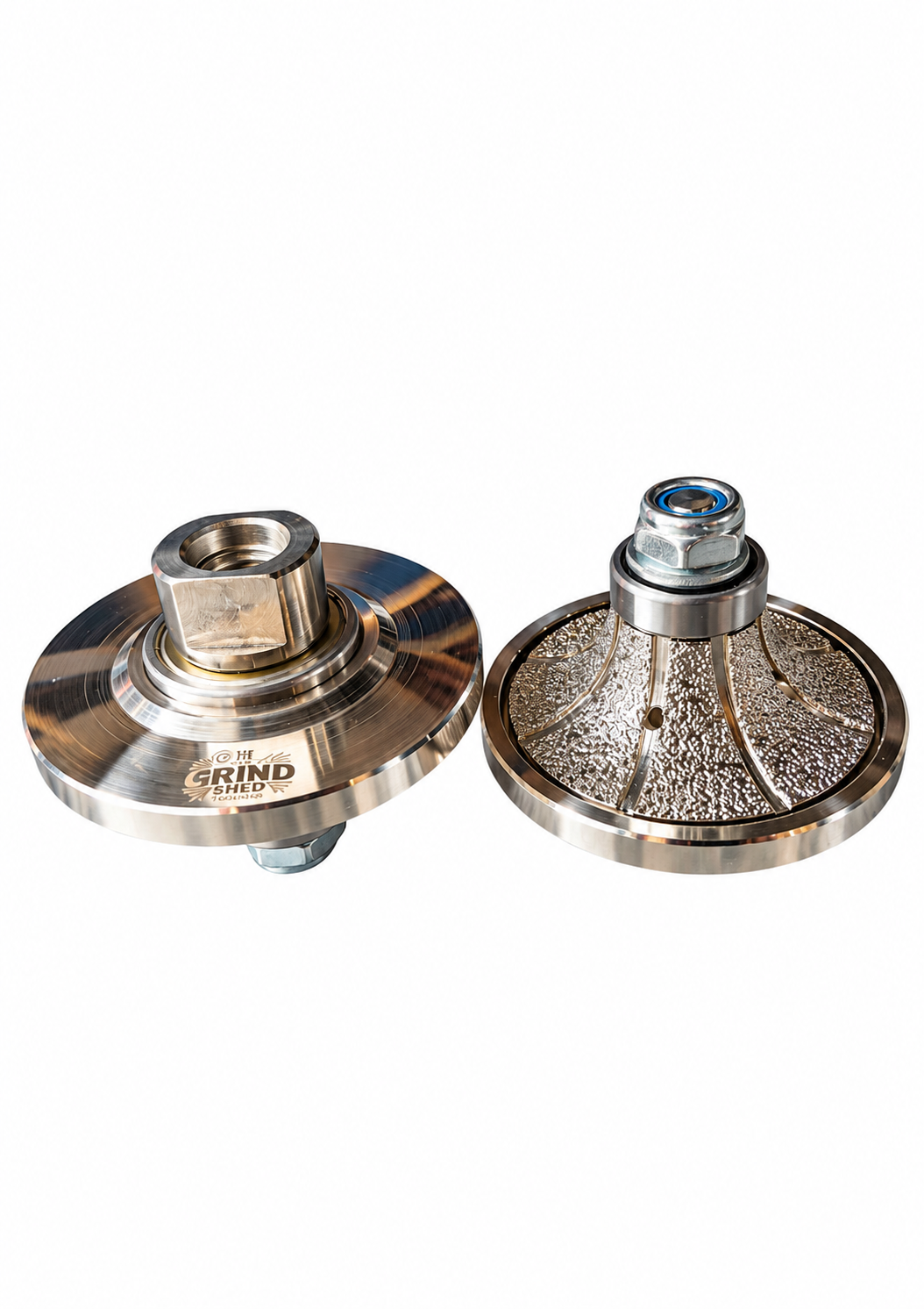 The Grind Shed 20mm M14 Diamond Rounded Radius Wheel is designed for fast, controlled contour grinding, edge profiling, and internal shaping on concrete, stone, engineered stone, and masonry surfaces. Featuring premium vacuum brazed diamond technology, it delivers aggressive material removal while maintaining a smooth, consistent finish.
