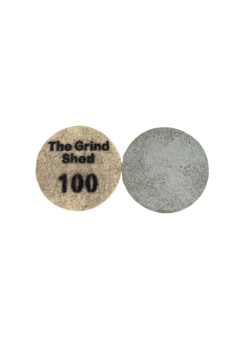 270mm 100 grit diamond resin buffing pad XR PRO for polishing stages on concrete and stone.