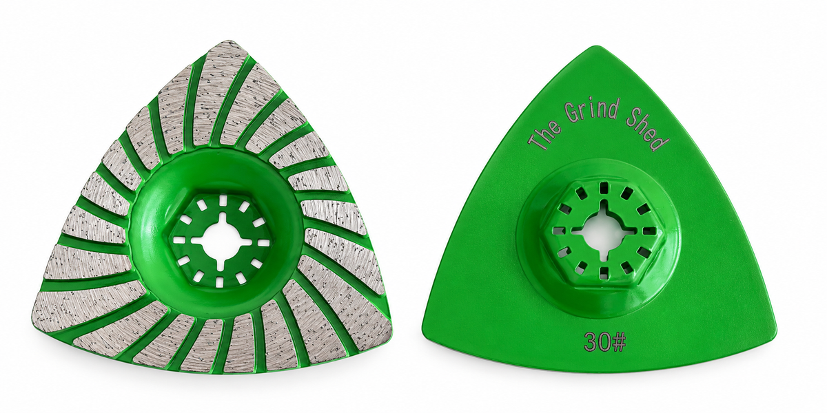 Metal Diamond Concrete Grinding Corner Multi Tool Disc 30 Grit