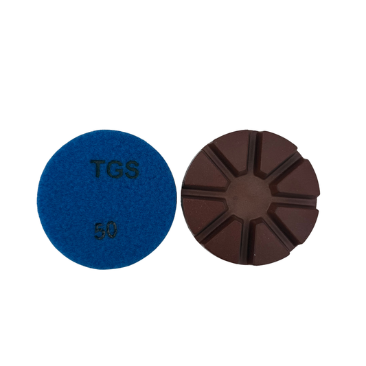 HYDRO "3 Copper Polishing Puck 50 Grit