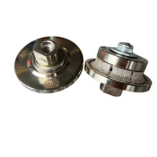 The Grind Shed 10mm M14 Diamond Radius Wheel is designed for fast, controlled contour grinding, edge profiling, and internal shaping on concrete, stone, engineered stone, and masonry surfaces.