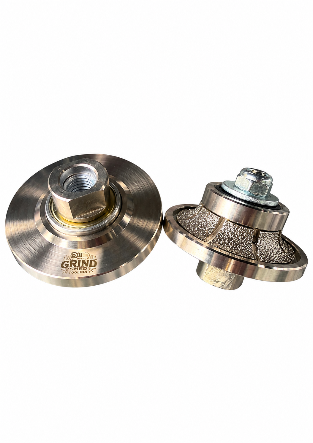 The Grind Shed 10mm M14 Diamond Rounded Radius Wheel is designed for fast, controlled contour grinding, edge profiling, and internal shaping on concrete, stone, engineered stone, and masonry surfaces. Featuring premium vacuum brazed diamond technology, it delivers aggressive material removal while maintaining a smooth, consistent finish.