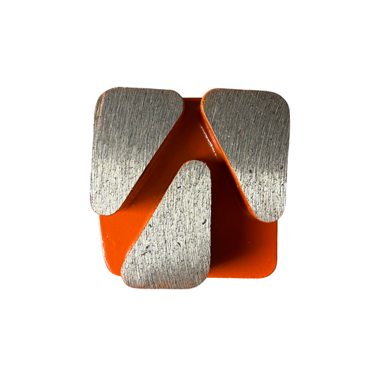 Box of 9 Redi Lock Diamond Grinding Segments Triples 140 Grit Medium Bond
