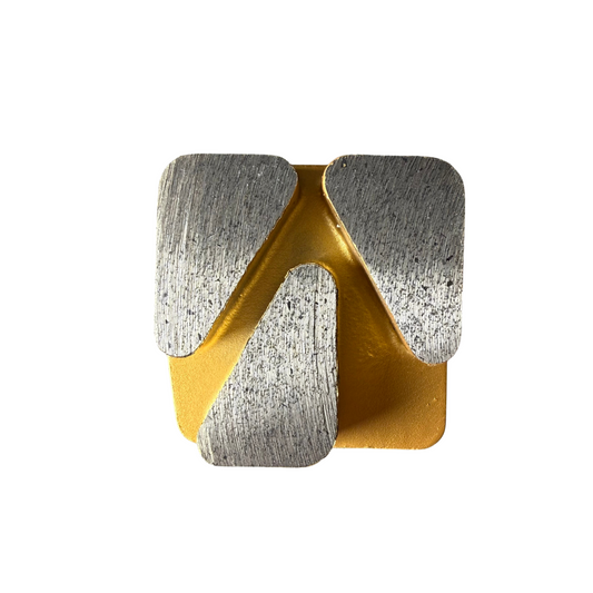 Box of 9 Redi Lock Diamond Grinding Segments Triples 140 Grit Soft Bond 